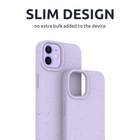 Olixar 100% Biodegradable Purple Case - For Apple iPhone 12