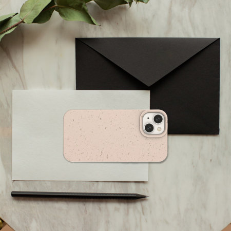 Olixar 100% Biodegradable Pink Case - For iPhone 13