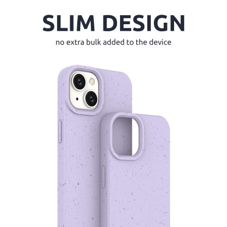 Olixar 100% Biodegradable Purple Case - For Apple iPhone 14