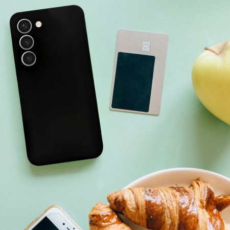 Olixar Soft Silicone Black Case - For Samsung Galaxy S23