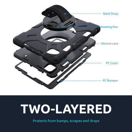 Olixar Black Tough Armour Case - For iPad Pro 11" 2022