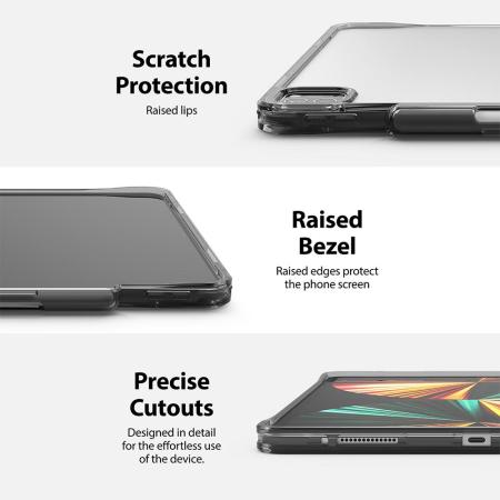 Ringke X Fusion Smoke Black Case - For iPad Pro 12.9" 2022