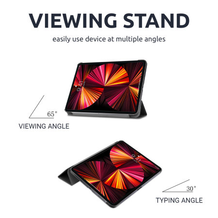 Olixar Black Stand Case - For iPad Pro 12.9" 2021