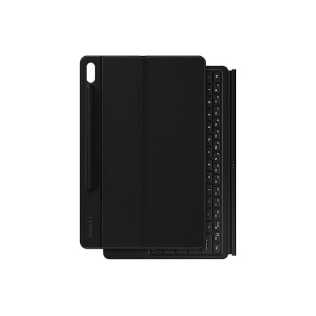 Official Samsung Black 2-in-1 Book Cover UK Keyboard - For Samsung Galaxy Tab S7 Plus