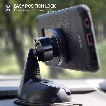 Olixar Black Magnetic Windscreen And Dashboard Mount Car Phone Holder - For Samsung Galaxy Z Flip 4