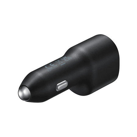 Official Samsung Black 40W Dual USB and USB-C Car Charger - For Samsung Galaxy Note 20 5G