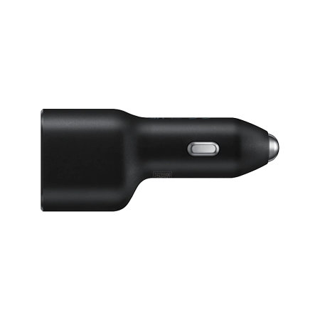 Official Samsung Black 40W Dual USB and USB-C Car Charger - For Samsung Galaxy Z Flip3