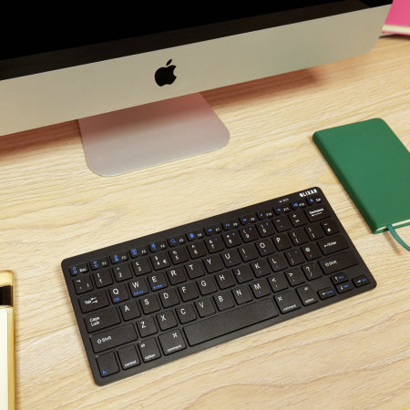 Olixar Ultra Slim and Compact Black QWERTY Wireless Keyboard - For iPad Pro 12.9" 2022