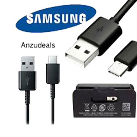 Official Samsung Fast Charging Black USB-C Cable - For Samsung Galaxy S22