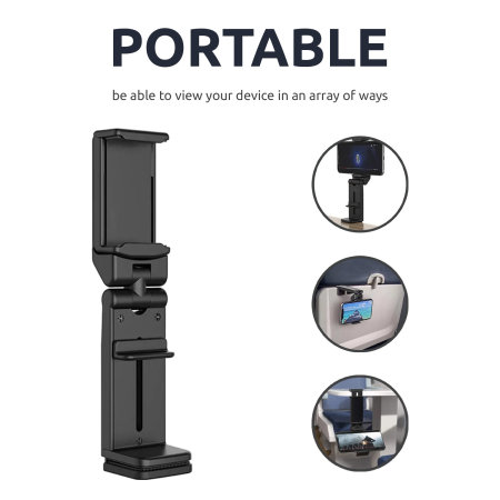 Olixar Adjustable & Foldable Travel Phone Holder and Hook