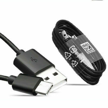 Official Samsung Fast Charging Black USB-C Cable - For Samsung Galaxy S22 Ultra