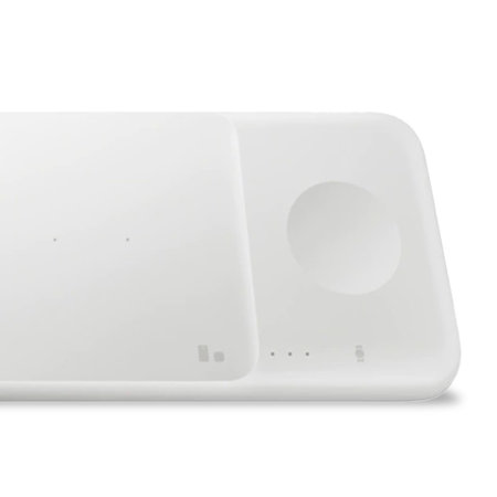 Official Samsung White Trio Wireless Charger - For Samsung Galaxy S22 Ultra