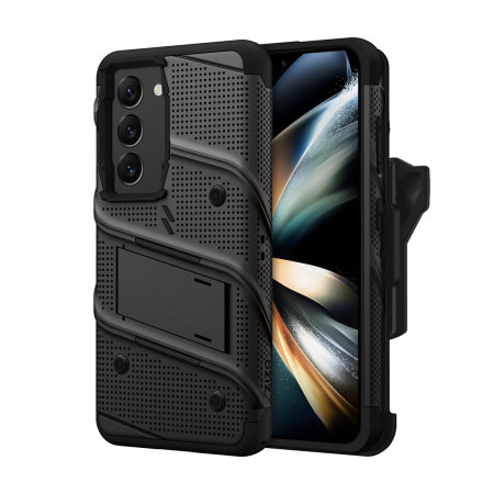 Zizo Bolt Black Tough Case and Screen Protector - For Samsung Galaxy S23
