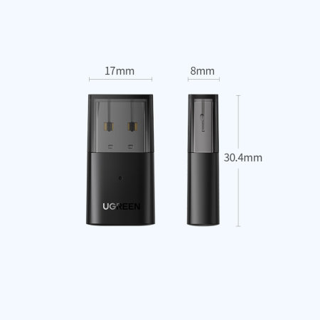 UGREEN Dual Wireless USB Bluetooth Dongle For Gaming Headsets For Nintendo Switch