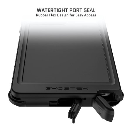 Ghostek Nautical 4 Black Waterproof Case With Holster - For Samsung Galaxy S23 Ultra