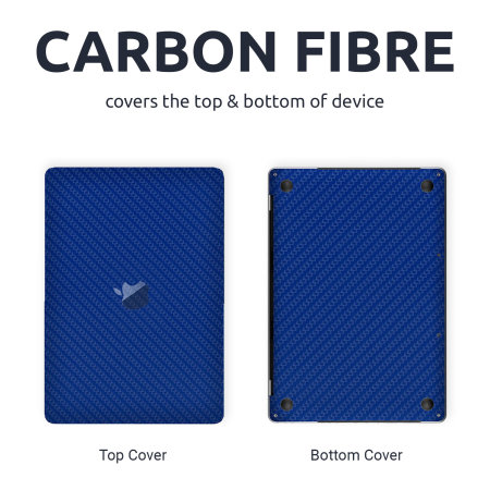 Olixar Carbon Fibre Tough Navy Case - For Macbook Pro 14" 2023
