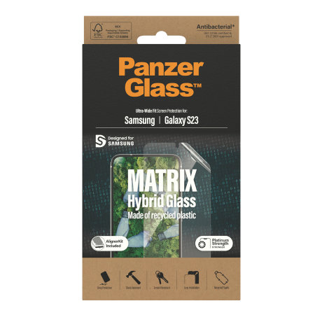 PanzerGlass Matrix Hybrid Film Screen Protector - For Samsung Galaxy S23