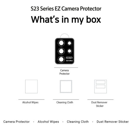 Whitestone Dome EZ Camera Protector - For Samsung Galaxy S23 Ultra