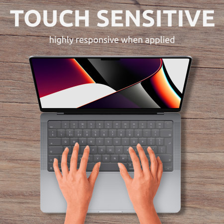 Olixar Clear Ultra-Thin Keyboard Protector - For MacBook Pro 14" 2023