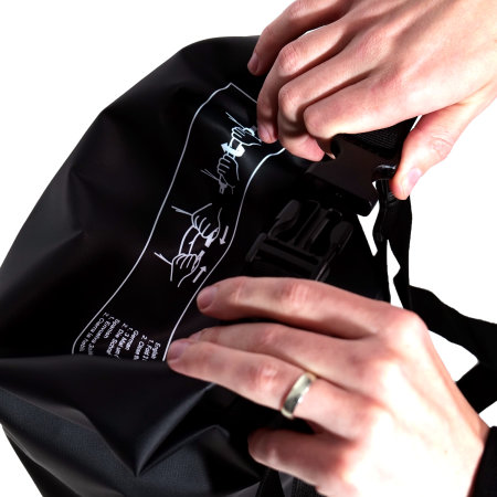 Olixar Black Waterproof Bag 20L with Adjustable Strap