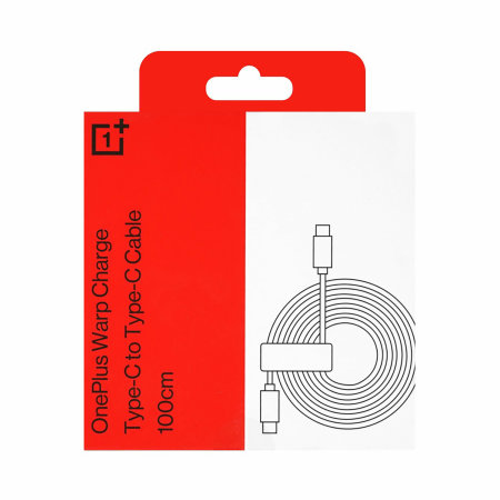 Official OnePlus Warp Charge 1m USB-C to USB-C Charging Cable - For OnePlus 3