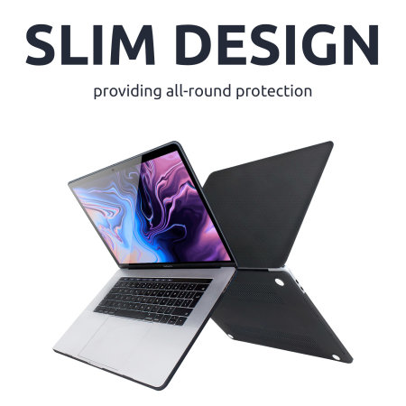 Olixar Black Full Cover Vegan Leather Skin Case - For MacBook Pro 14" 2023