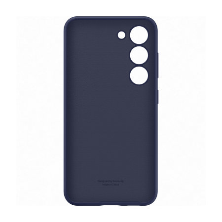 Official Samsung Silicone Cover Navy Case - For Samsung Galaxy S23
