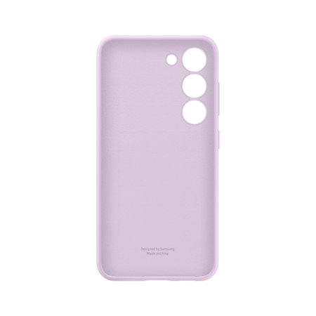 Official Samsung Silicone Cover Lavender Case - For Samsung Galaxy S23