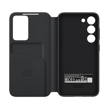 Official Samsung Smart View Black Wallet Case - For Samsung Galaxy S23