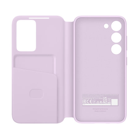 Official Samsung Smart View Lavender Wallet Case - For Samsung Galaxy S23