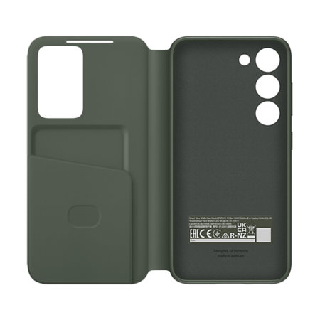Official Samsung Smart View Green Wallet Case - For Samsung Galaxy S23