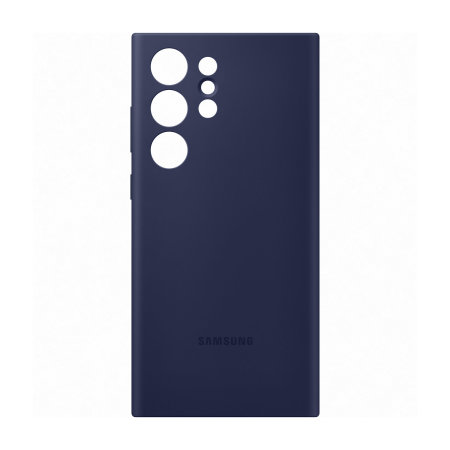 Official Samsung Silicone Cover Navy Case - For Samsung Galaxy S23 Ultra