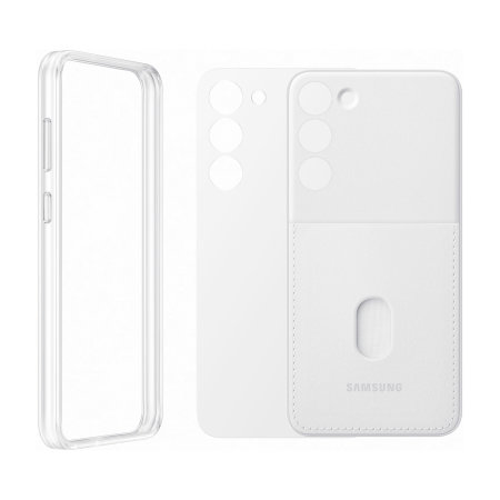 Official Samsung White Frame Case - For Samsung Galaxy S23 Plus
