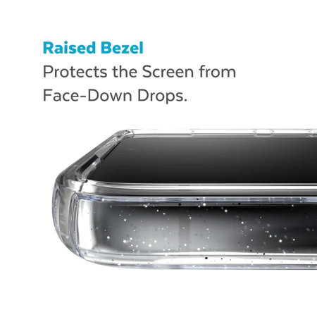 Speck Presidio Perfect Clear Gold Glitter Case - For Samsung Galaxy S23 Plus