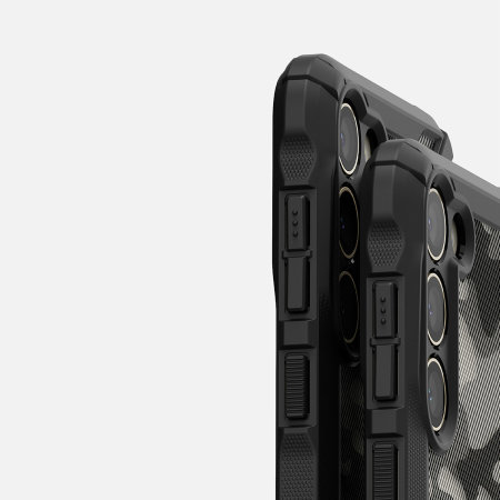 Ringke Fusion X Design Camo Black Tough Case -  For Samsung Galaxy S23