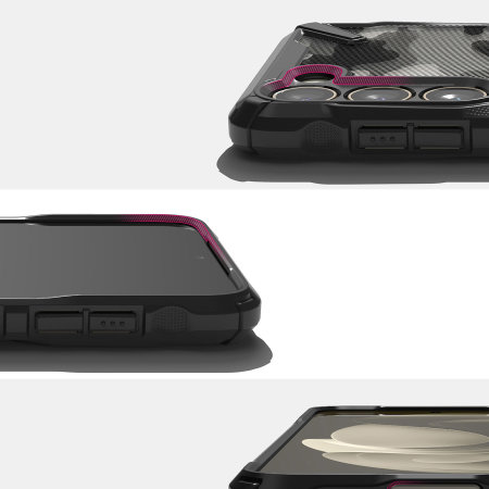 Ringke Fusion X Design Camo Black Tough Case - For Samsung Galaxy S23 Plus