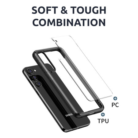 Olixar Novashield Black Bumper Case - For Samsung Galaxy S23 Plus