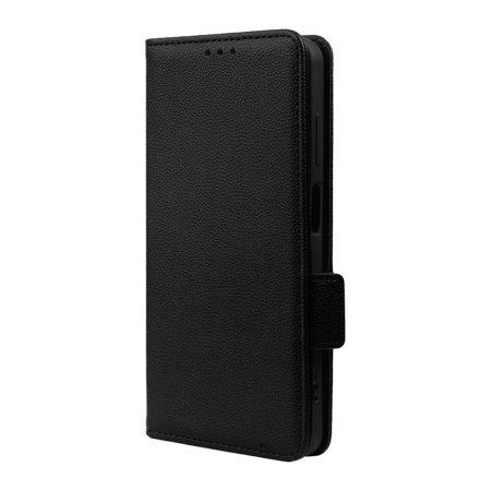 Olixar Leather-Style Black Wallet Case - For Samsung Galaxy A14