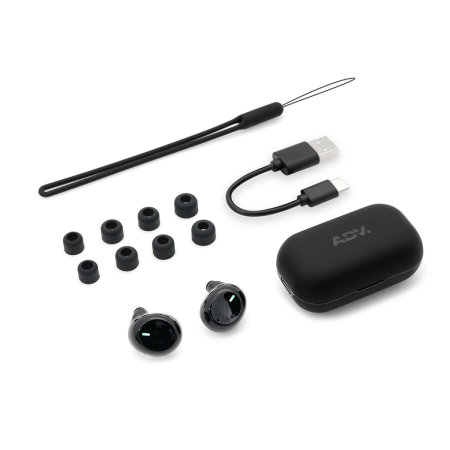 Advanced Sound Model Y Black True Wireless Earbuds