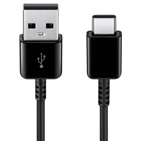 Official Samsung Black 1.5m USB-C Charging Cable - For Samsung Galaxy S8 Plus