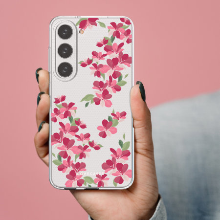 LoveCases Cherry Blossom Gel Case - For Samsung Galaxy S23