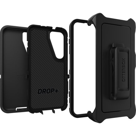 Otterbox Defender Black Tough Stand Case - For Samsung Galaxy S23