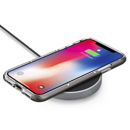 Spigen 10W Qi Black Wireless Charger Pad - For Samsung Galaxy S23 Ultra