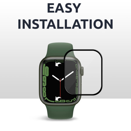 Olixar Premium Screen Protector with Installation Frame - For Apple Watch Series 8 - 41mm