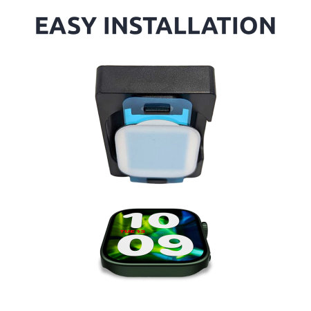 Olixar Premium Screen Protector with Installation Frame - For Apple Watch Series 8 - 41mm