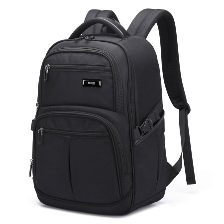 Olixar Black Xplorer Travel Backpack - For MacBook Pro 16" 2023