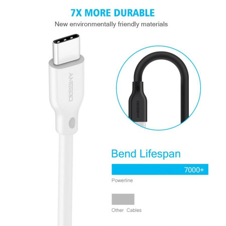Ameego White 2M USB-C Charging Cable - For Xiaomi 13 Pro