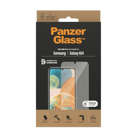 Analytiker Henstilling benzin Panzer Glass Anti-Bacterial Tempered Glass Screen Protector - For Samsung  Galaxy A24