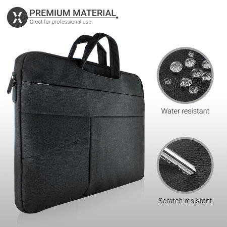 Olixar Black Canvas Bag With Handle - For MacBook Pro 16" 2023