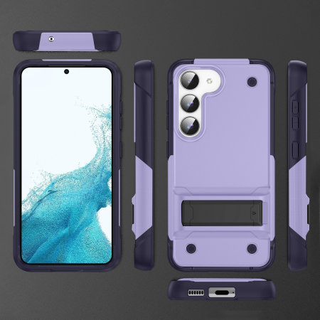 Olixar Purple Case with Kickstand - For Samsung Galaxy S23 Plus